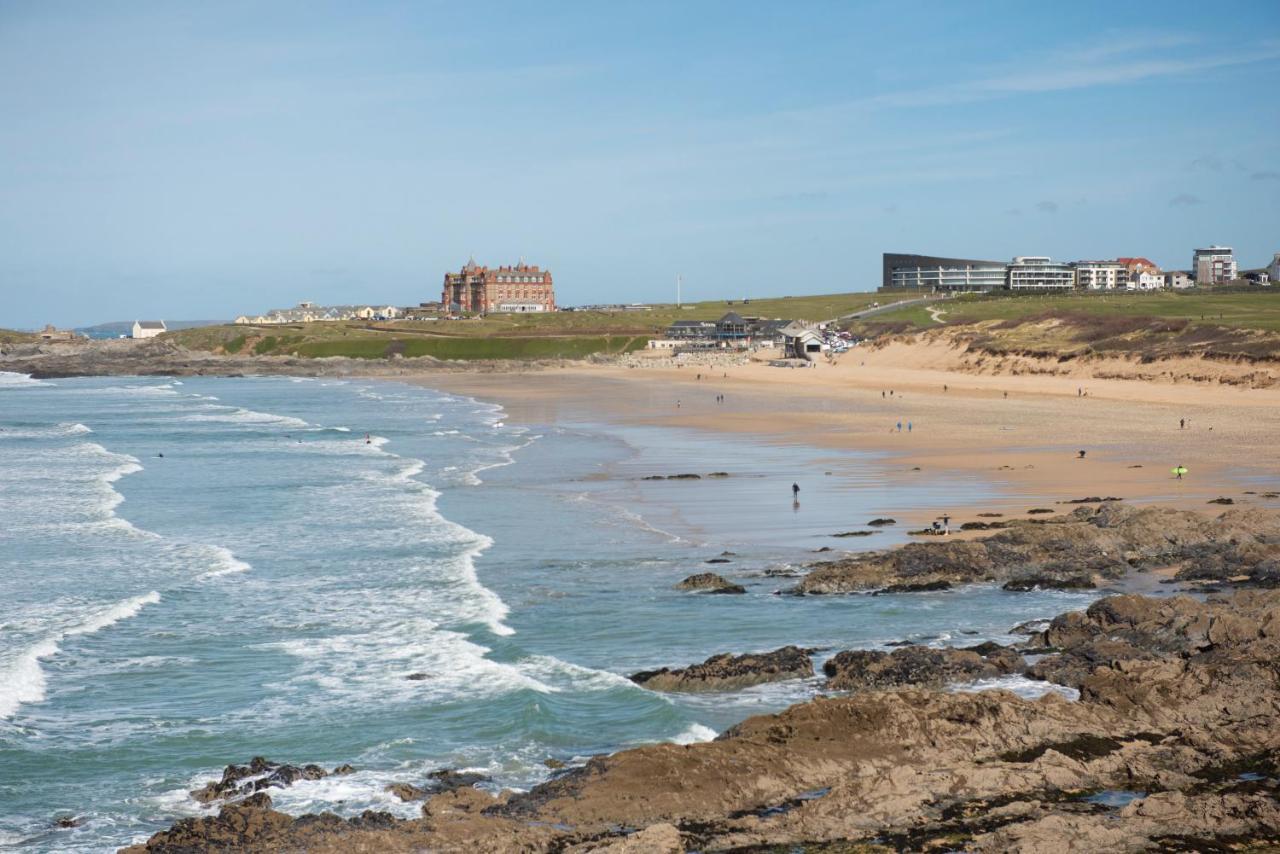 Fistral Beach Penthouse, Newquay Crantock Exteriér fotografie